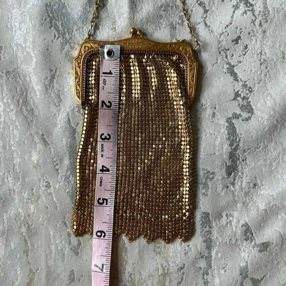 Whiting and Davis Art Deco Chain Mail Cigarette Holder Gatsby 1920s